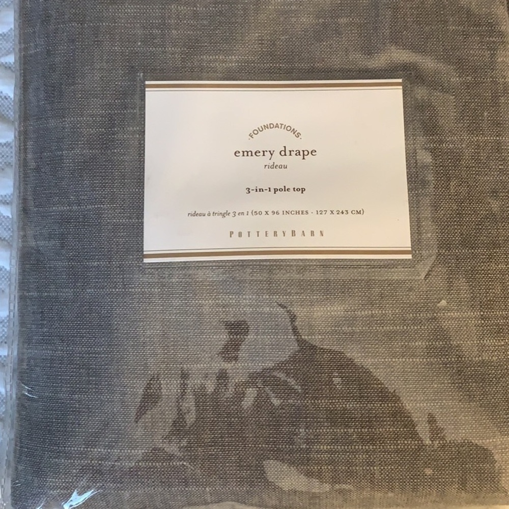 Pottery Barn Linen Emery Curtains